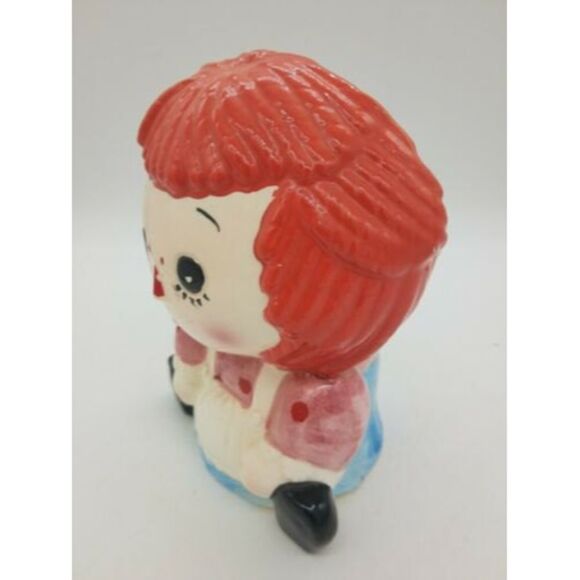 Lefton Vintage Raggedy Ann Doll Planter - Picture 6 of 9